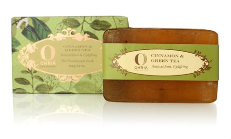 Ohria Ayurveda Cinnamon Green Tea Bathing Bar Soap At Rs Piece