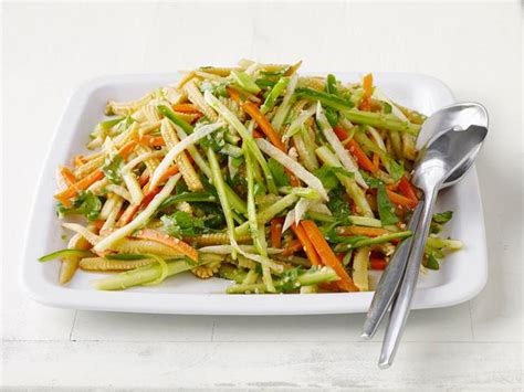 Chopped Veggie Salad with Spicy Sesame Dressing Recipe | Food Network ...