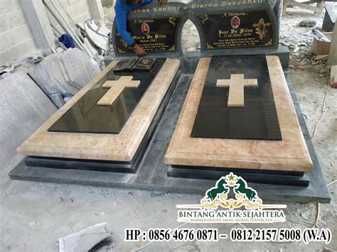 Harga Makam Kuburan Kristiani Makam Kembar Marmer