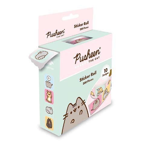 Pusheen Character Collection Sticker Roll Elbenwald