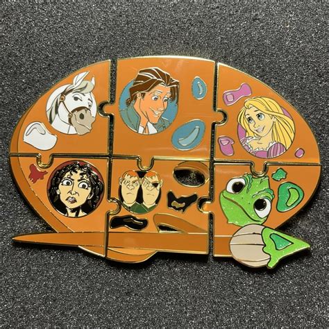 Tangled Paints Puzzle Loungefly Blind Box Pin Set Disney Pins Blog