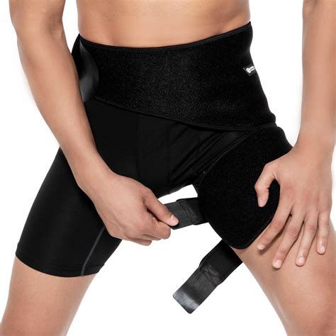 Copper Infused Groin Thigh Sleeve And Hip Support Wrap Unisex Copper Compression