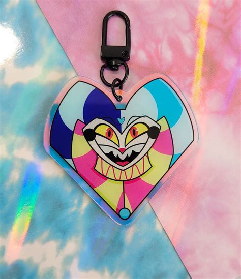 Helluva Boss Fizzarolli Acrylic Keychain Etsy