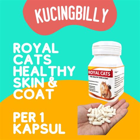 Royal Cats Vitamin Bulu Dan Bulu Rontok Kucing Per Kapsul Lazada