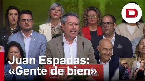 Juan Espadas Psoe Alude En Su Mitin A La Gente De Bien Que Tanto