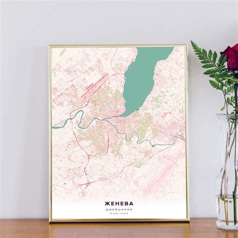 Карта Женевы — Mapny
