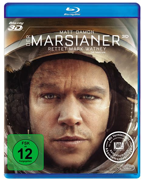 Der Marsianer Rettet Mark Watney Film Als Blu Ray D Ausleihen Bei