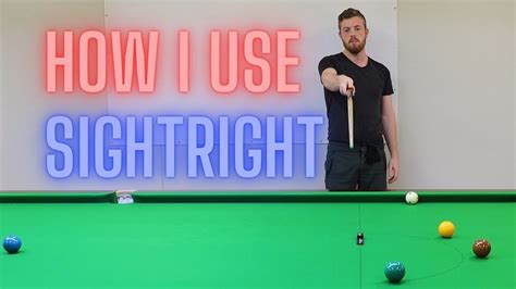 How I Use Sightright To Correct My Aim 91 Break Line Up Raw Snooker