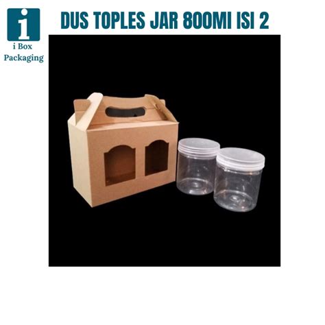 Jual Pcs Box Kardus Jinjing Toples Jar Bulat Ml Ml Isi