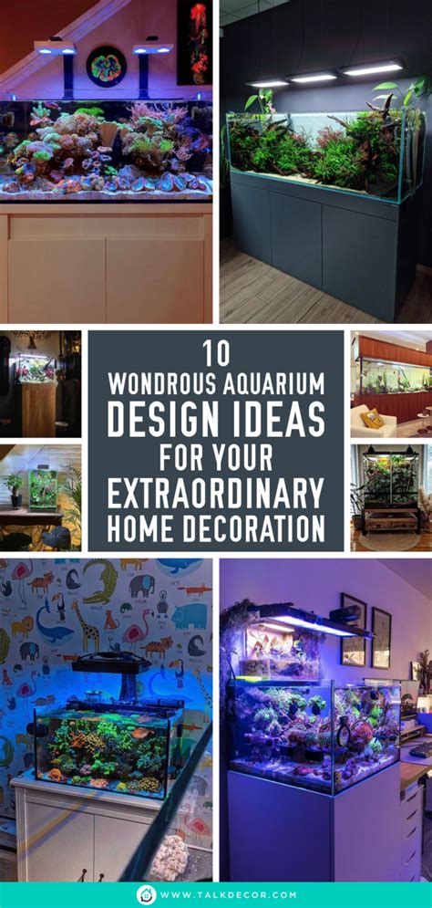 Wondrous Aquarium Design Ideas For Your Extraordinary Home