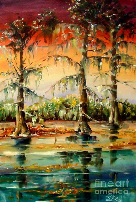 Louisiana Swamp Painting At PaintingValley Explore Collection Of