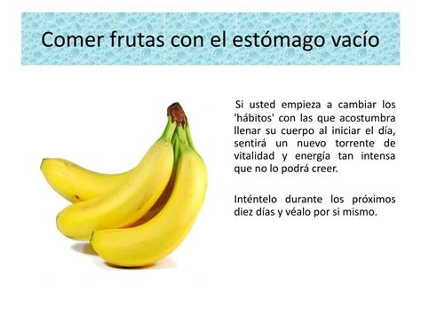 Ppt Comer Frutas Con El Est Mago Vac O Powerpoint Presentation Free