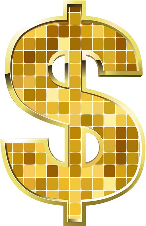 Gold Dollar Sign Png