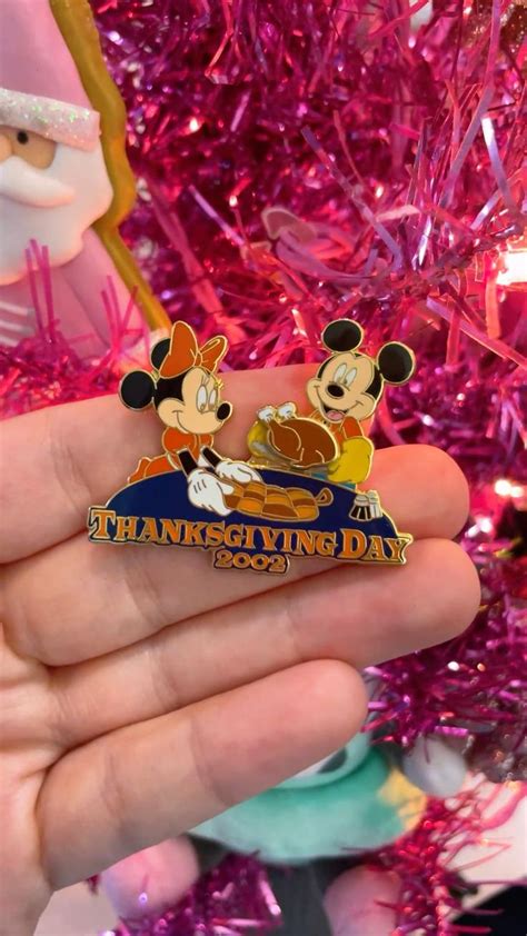 Thanksgiving Disney Pins 🦃 Mickey And Minnie Mouse Thanksgiving Holiday