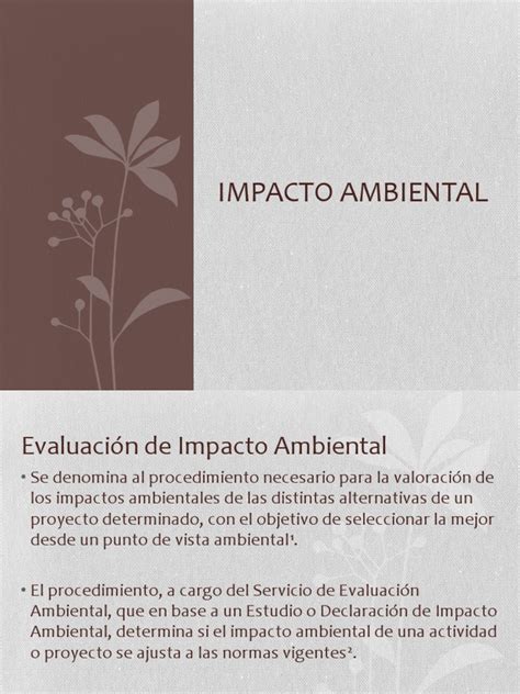 Evaluación De Impactos Ambiental Métodos Pdf Degradación