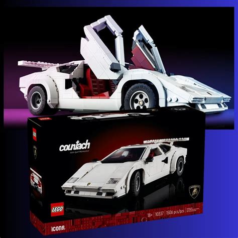 Lego Lamborghini Countach 5000 Quattrovalvole 10337 Redline