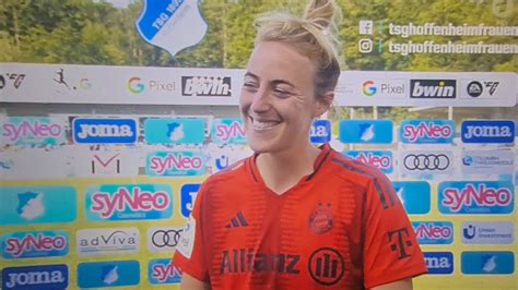 FC Bayern TSG Hoffenheim Carolin Simon Interview YouTube