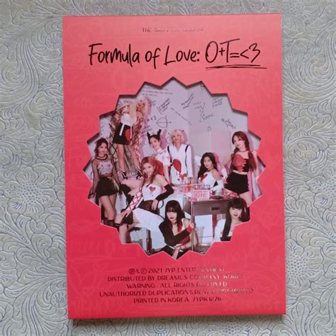 Dahyun Dahyun Twice Formula Of Love Break It Ver Shopee