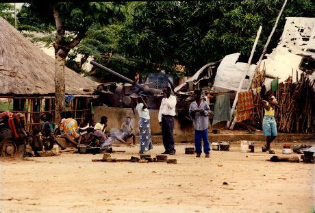 Angola Civil War 1997 Refugee Miners Editorial Stock Photo Stock