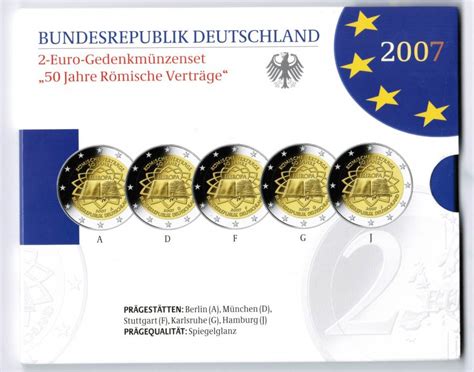 Bundesrepublik Deutschland Offizieller Blister Euro A J R Mische