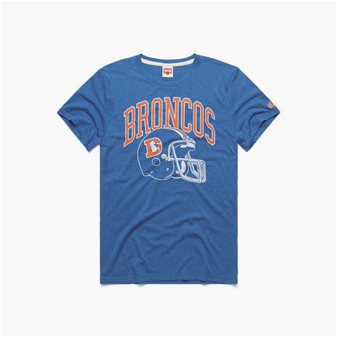 Denver Broncos Helmet Retro | Vintage Denver Broncos T-Shirt – HOMAGE