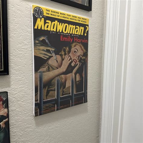 Sex In White 10x16 Giclée Canvas Print Of A Vintage Pulp Paperback