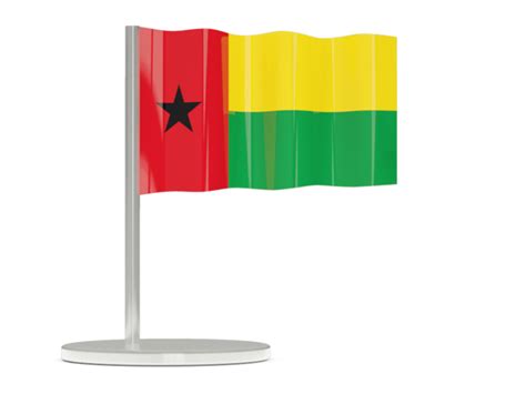 Flag Pin Illustration Of Flag Of Guinea Bissau