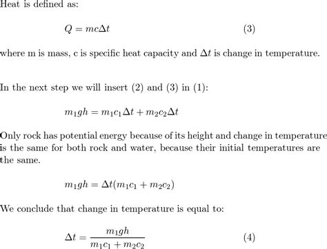 A Rock Of Mass 020 Kg Falls From Rest From A Height Of 15 M Quizlet