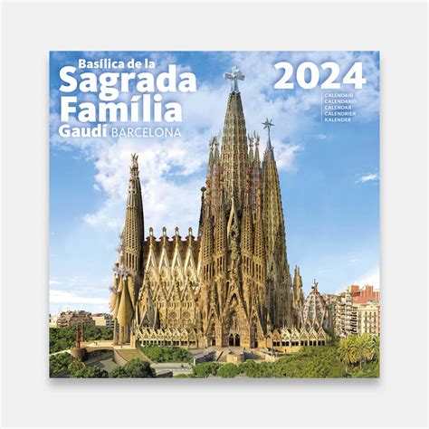 Calendario 2024 Basílica de la Sagrada Família Triangle Editorial