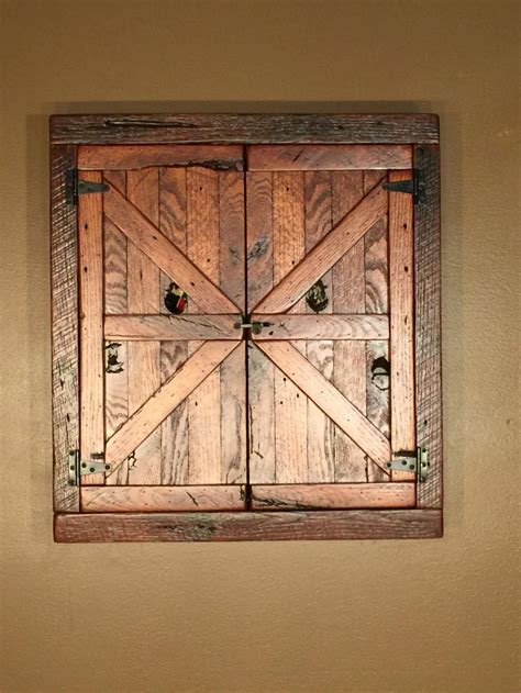 Rustic Dartboard Cabinet Barnwood Made To Order Etsy Barn Wood