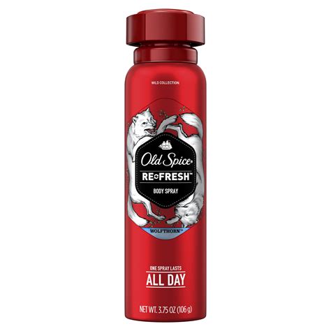 Old Spice Wild Wolfthorn Scent Body Spray For Men 3 75 Oz Walmart