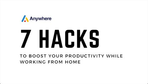 7 Hacks To Boost Your Productivity While Working From Home