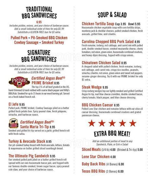 Armadillo Willy's Menu, Menu for Armadillo Willy's, Cupertino, Cupertino - Urbanspoon/Zomato