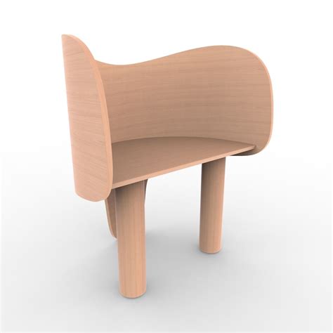 Elephant Chair Design 3D Model $39 - .3ds .c4d .fbx .obj .max - Free3D