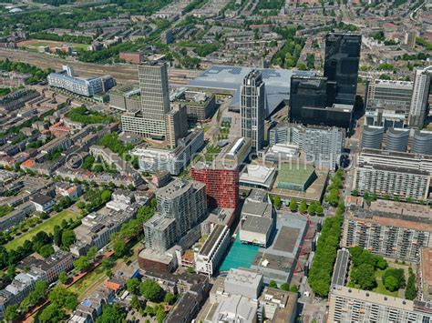 Aerophotostock Rotterdam Luchtfoto Schouwburgplein Het Calypso