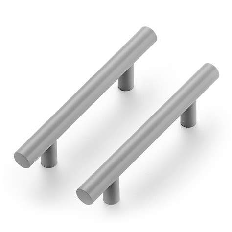 Ravinte 24 Pack 5 Inch Cabinet Pulls Grey Stainless Steel Kitchen