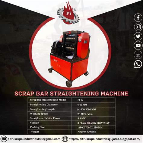 PI 12 Scrap Bar Straightening Machine At Best Price In Rajkot ID