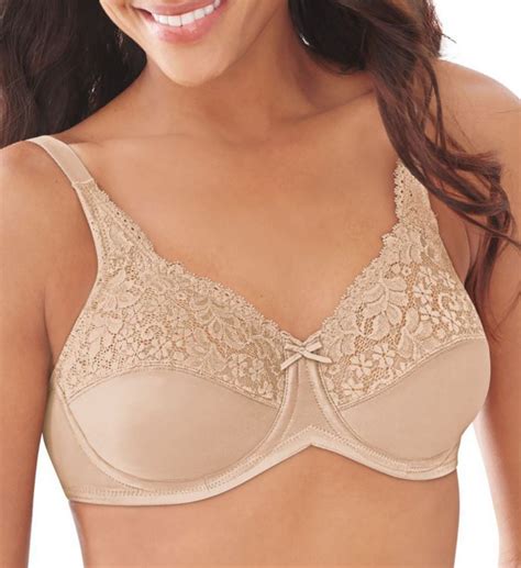 Lilyette By Bali Minimizer Underwire Bra Womens Full Coverage Seamless