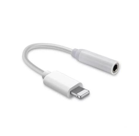 Adaptateur Prise Jack Lightning Pour Iphone Audio Mm Cable Rallonge