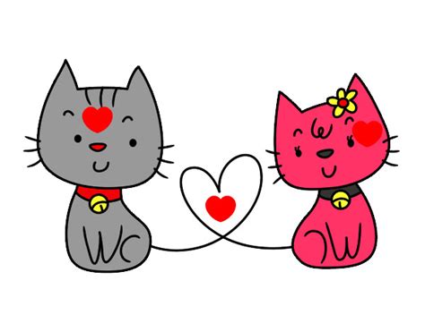 Descubrir 97 Imagen Dibujos De Gatos Enamorados Viaterramx