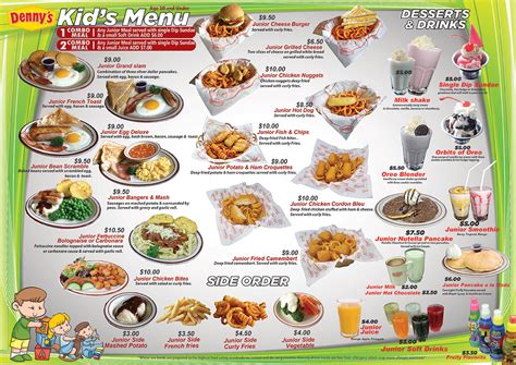 Denny’s NZ Menu Prices