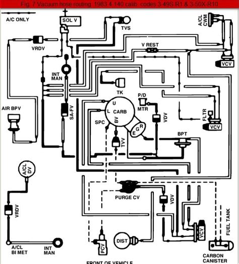 Ford Ranger Vacuum Hose Diagram