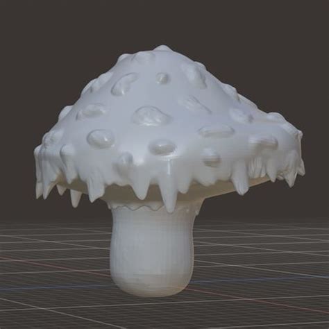 Mushroom 3d Model 3d Printable Cgtrader