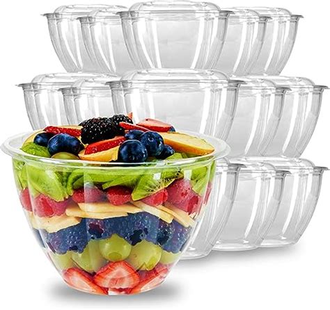 Amazon 50 Pack Salad Container For Lunch Disposable Salad Bowls