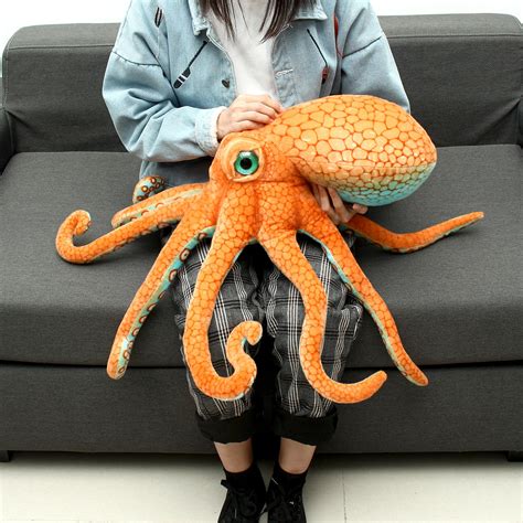 80cm Huge Funny Cute Octopus Squid Stuffed Animal Soft Plush Toy Doll