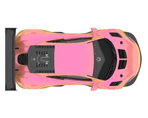 Race Car Isolated On Transparent Background 3d Rendering