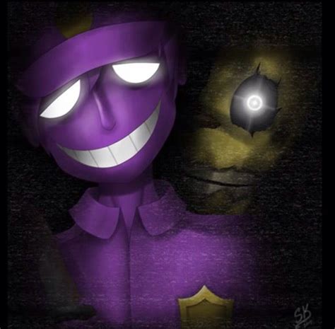 Springtrap And Purple Guy Aka William Afton Purple Guy Fnaf Nigh