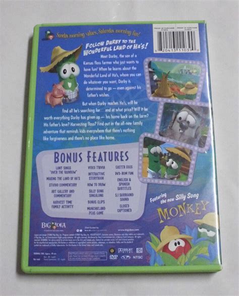 Veggietales The Wonderful Wizard Of Ha S Dvd Ebay