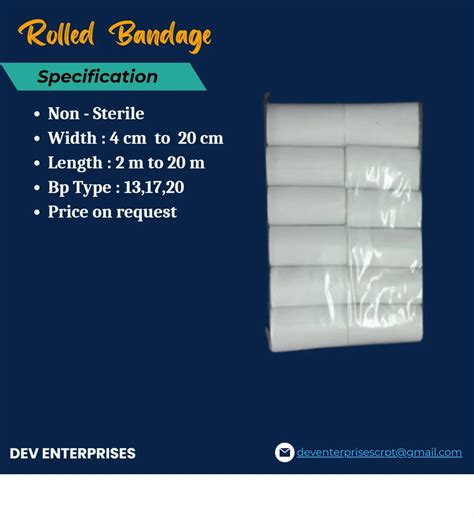 White Surgical Cotton Bandage For Hospital At Rs 20piece In