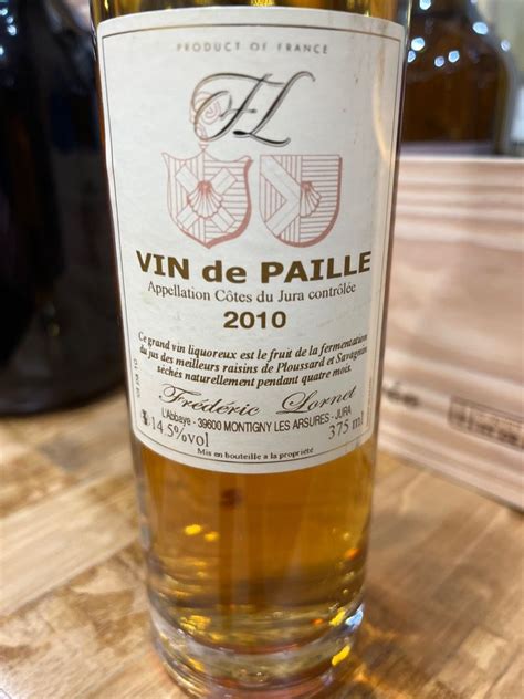 Fr D Ric Lornet C Tes Du Jura Vin De Paille France Jura C Tes